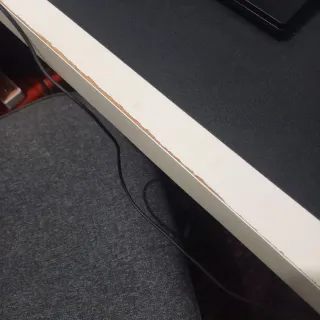 Escritorio MALM IKEA Blanco con tablero extraíble