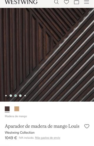 Aparador Madera Mango Westwing Collection