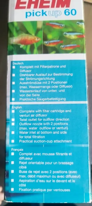 Filtro Eheim Pickup 60 para acuario