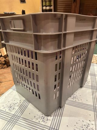 Cestas Panaderas Plástico Gris 12 CESTAS