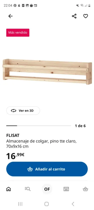 Estanterías y perchero Flisat Ikea
