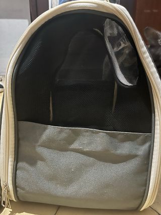 Mochila Transportin Gatos Ventana Transparente