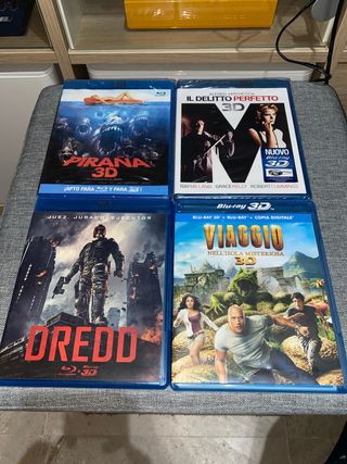 Lote 4 Películas Blu-ray 3D