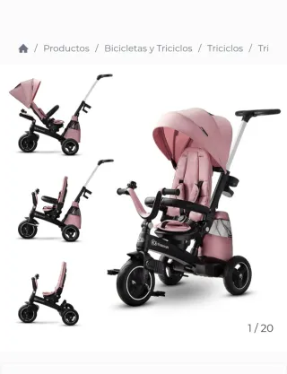 Triciclo Kinderkraft rosa