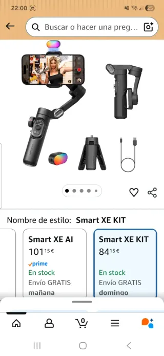 Estabilizador Gimbal Aochuan XE KIT