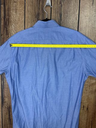 Camicia Lacoste Uomo Taglia 40 Blu