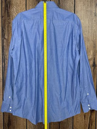 Camicia Lacoste Uomo Taglia 40 Blu