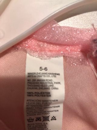 Disfraz Princesa Niña Rosa