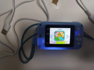 Câmara Digital Infantil HD Azul