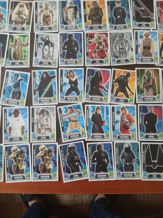 Lote Cromos Pokémon, Fútbol y Star Wars