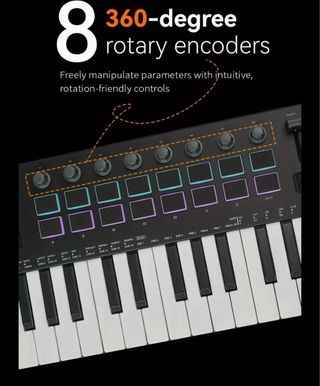 Teclado M-VAVE SMK 37 PRO BLACK EDITION