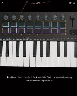 Teclado M-VAVE SMK 37 PRO BLACK EDITION