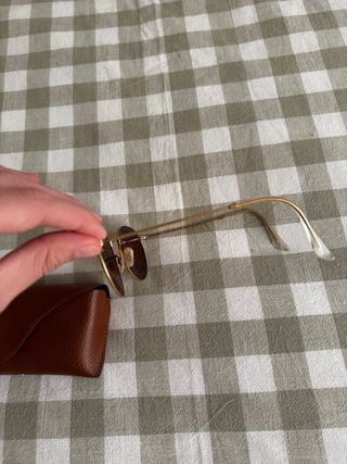 Ray-Ban RB3447 Gafas de Sol Redondas Metal Dorado