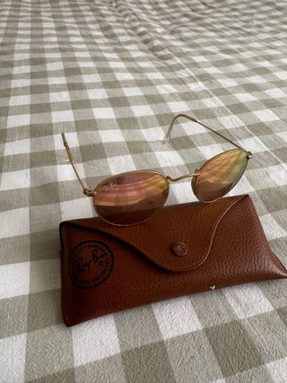 Ray-Ban RB3447 Gafas de Sol Redondas Metal Dorado