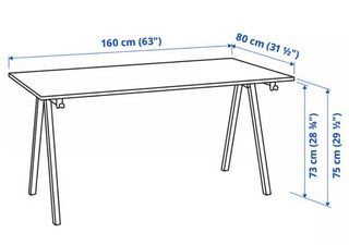 Escritorio IKEA TROTTEN Blanco