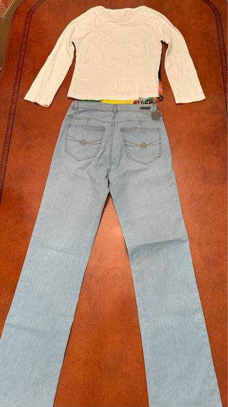 Conjunto Amichi: Camiseta y Vaqueros