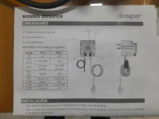 Bomba Dosificadora ADIS DOSIPER 2.1 L/H .Nueva