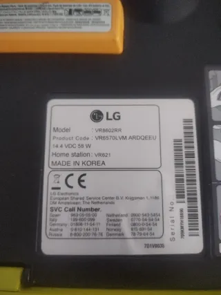 Robot Aspirador LG Hombot Rojo