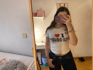 “I love breaking hearts” top