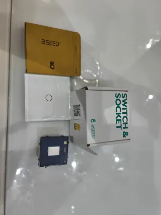 Interruptor Bseed Cristal Blanco Táctil