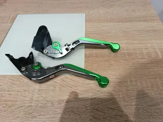 Manetas Kawasaki Z750 Negras y Verdes