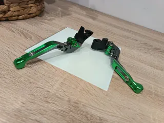 Manetas Kawasaki Z750 Negras y Verdes