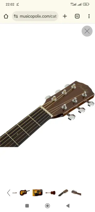 Guitarra Acústica Fender Sunburst