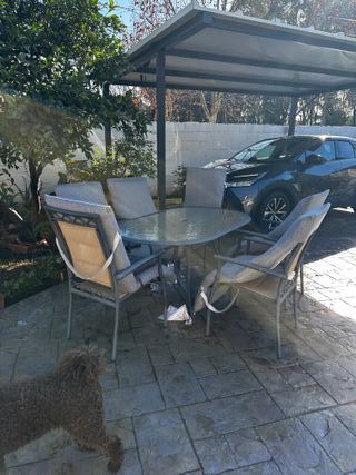 Tavolo e 6 Sedie da Giardino