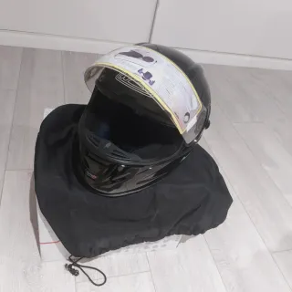 Casco Moto Negro MZI Talla M