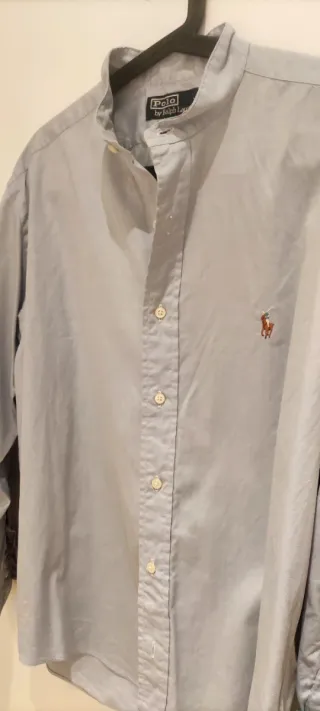 Camicia Ralph Lauren blu chiaro XL