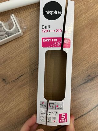 Barra cortina blanca