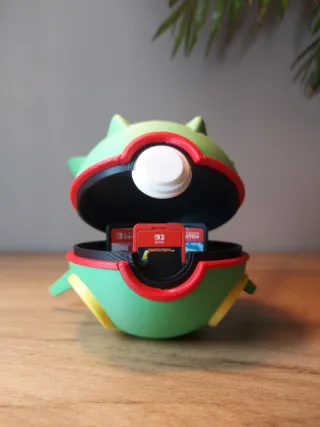 Rayquaza Ball - Nintendo Cartridge Holder