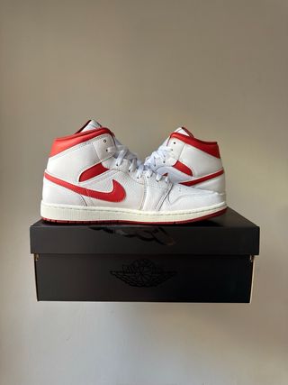 Nike Air Jordan 1 Mid Dune Red [46]