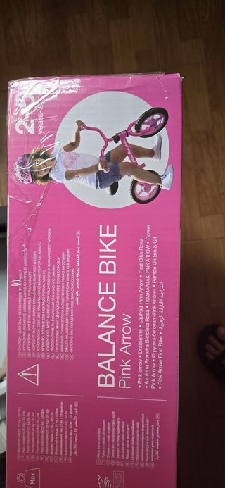 Bicicleta Chicco sin pedales rosa 2-5 años