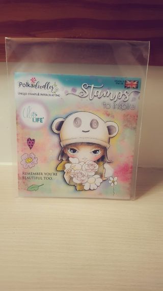 Sello de goma Polkadoodles Mas Life