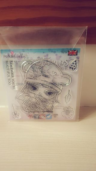 Sello de goma Polkadoodles Mas Life