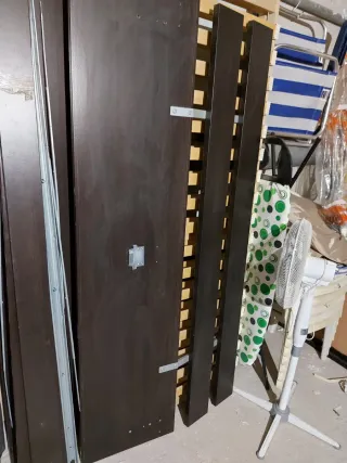 Cabezera y Base de cama de madera