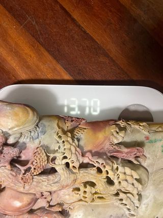 Escultura piedra tallada japonesa años 50