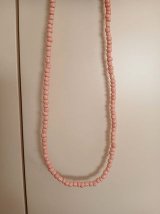 Girocollo perline rosa