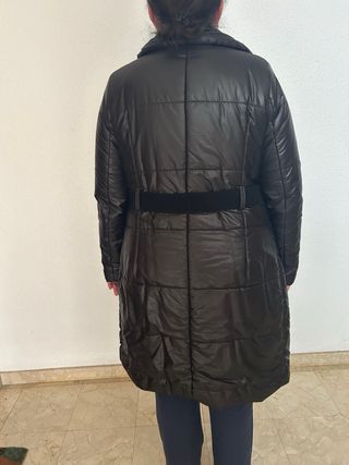 Anorak negro mujer
