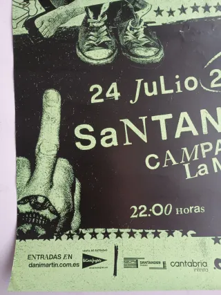 Cartel Dani Martín 25 Años