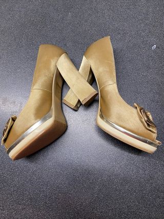 Sandali tacco 10 cm First Lady oro n.36