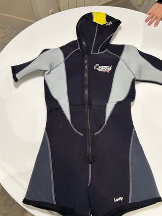 Traje largo y corto Neopreno Buceo Mujer Talla S/2