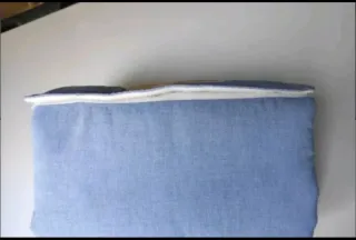 Cambiador de bebé azul con león