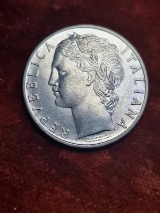 100 Lire Minerva 1963 Fdc.