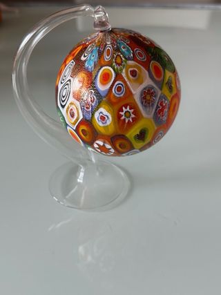 Palla Vetro Murano Millefiori.