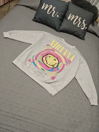 Sudadera Nirvana H&M Talla M