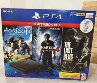 PS4 500GB + 4 Juegos + 2 Mandos