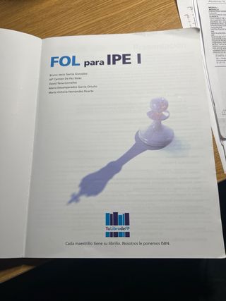 Libro Fol IPE 1