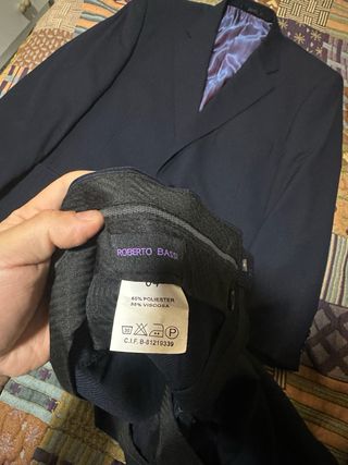 Traje de raya diplomática Roberto Bassi